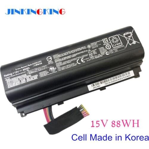Korea Cell A42N1403 Laptop Battery for ASUS ROG G751 G751JY G751JM G751JT GFX71JY GFX71JT A42LM9H A42LM93 4ICR19/66-2
