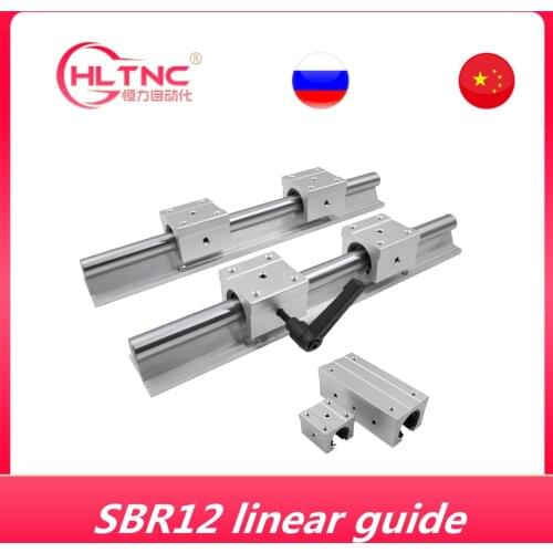 SBR12 12mm linear rail length 300mm 400mm 500mm 600mm 700mm 800mm linear guide with SBR12UU linear block cnc parts