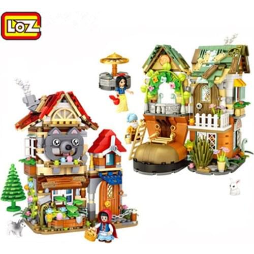LOZ Diamond Mini Stree Princess Education Building Blocks Girl Friends City Bricks Toys Children for gifts