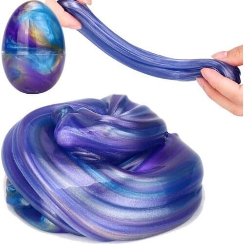 Fluffy Slime Supplies Kit Toys Putty Soft Clay Light Plasticine Playdough Slime Starry Sky Charms Gum Polymer Clay Antistress