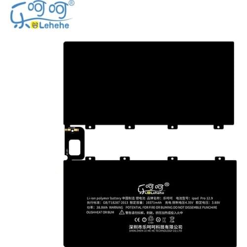 Original LEHEHE Battery for IPad Pro 12.9 1st A1584 A1652 A1577 10307mAh tablet Replacement Batteria with Tools Gifts
