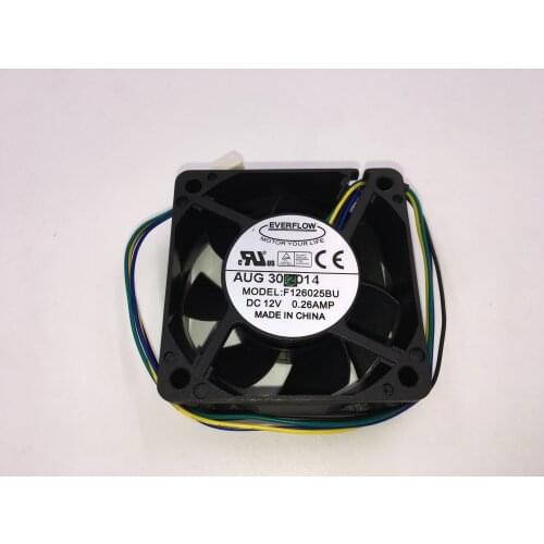 Original f126025bu12v 0.25A 6025 temperature control fan PWM speed regulation