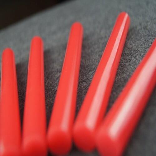 Hot Melt Glue Stick Bright Red Lacquer Wax Christmas Valentines Day Wine Bottle Cap Painting Gift Box Seal 11*100mm*25PCS