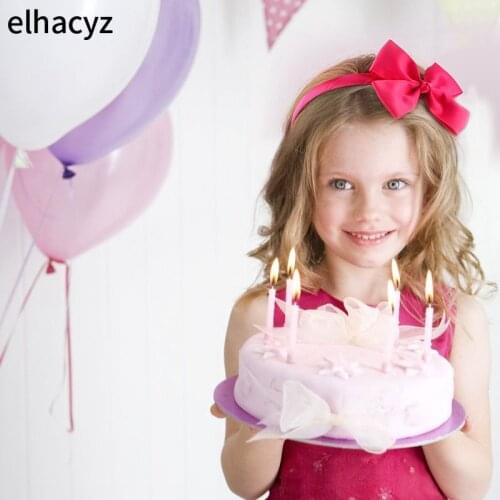 1PC Satin Beveled Covered Hairbands for Kids Girls Party Headwear Handmade Hair Ribbon Bows Headbands Hair Accessories
