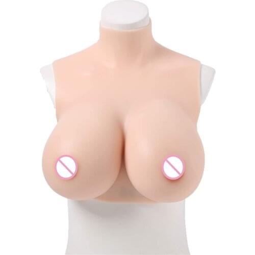 Silicone Breast Plate Realistic Fake Boobs For Crossdresser Drag Queen Cotton Breasts Summer Wear Shemale Crossdressing Cosplay