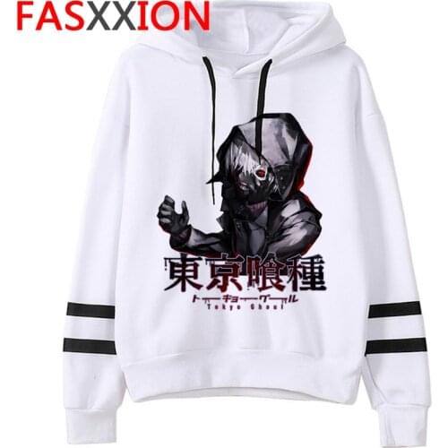Tokyo Ghoul Japanese Anime Hoodie Women Kaneki Ken Eye Loose Cool Sweatshirt Streetwear Harajuku Winter Hip Hop Hoody Female