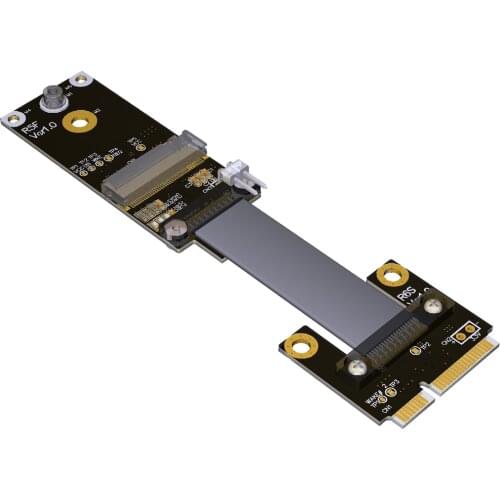 MPCIe Mini pci-e wireless network card 2230 2242 extension cable Riser extender to M.2 WIFI A.E NGFF interface mini-PCIe WAN