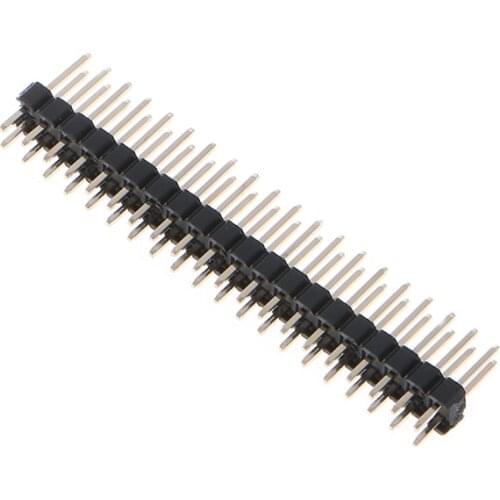 2.54mm 2x20 Pin Break-away Dual Male Header Pin for Raspberry Pi Zero GPIO