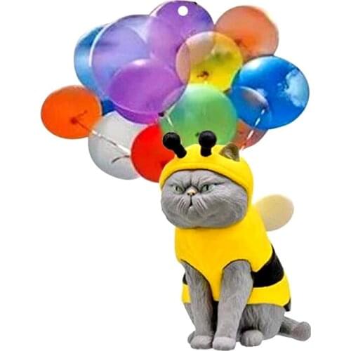 Acrylic Animal Cute Cat/dog Colorful Balloon Car Pendant Auto Rearview Mirror Pendant Birthday Gift Auto Hanging Decorations