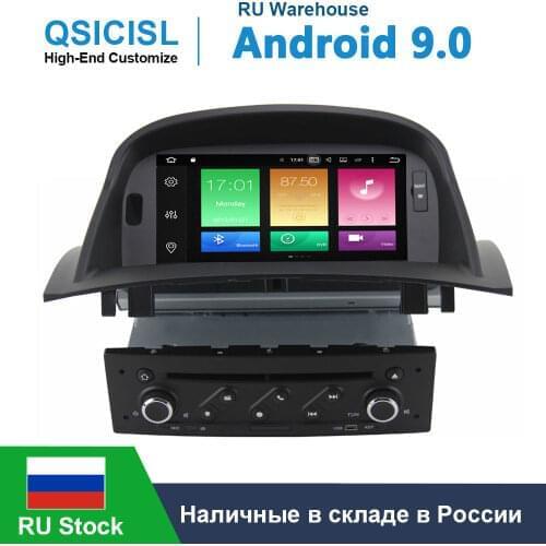Android 9.0 Car GPS Radio DVD player for Renault Megane 2 / Fluence 2002-2008 head unit multimedia Car Radio 1 din with canbus
