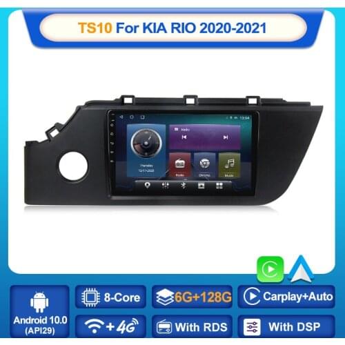 MEKEDE TS 10 6+128G For Kia RIO 4 2020 - 2021 Car Radio Multimedia Video Player Navigation GPS Android No 2din 2 din dvd WIFI BT