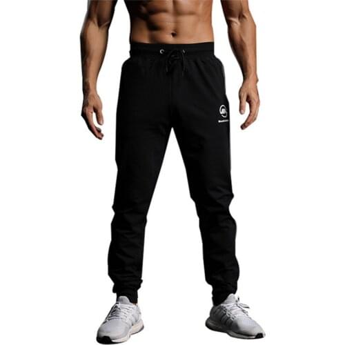 New Men Casual Sweatpants Joggers Fashion Reflective Strip Elastic Waist Thin Trousers Casual Mens Sporting Pants