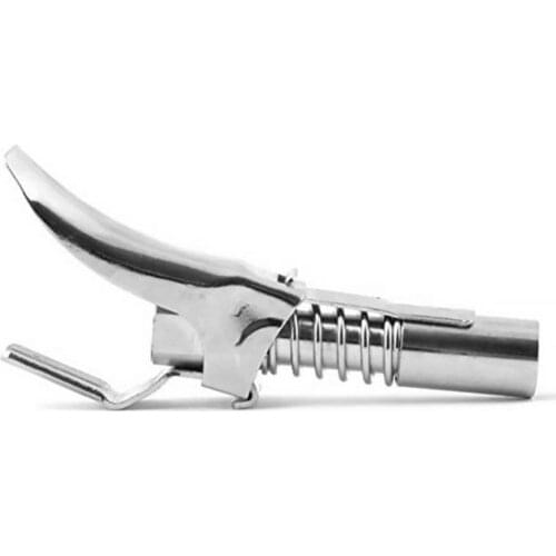 Quick Release Grease Gun Coupler Onto Zerk Fittings 10,000 Psi 1/8" Npt Self-locking Two Press Easy To Push