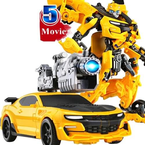 NEW 20CM Transformation 5 Movie Toys boy Anime Action Figure Plastic ABS Robot Car Tank aircraft Model Children kids toy gifts