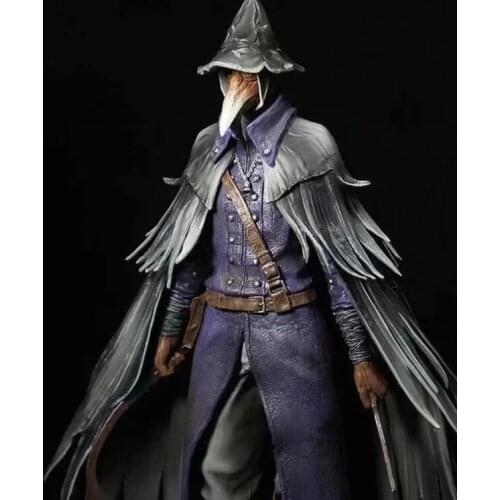 Game Bloodborne Crow Hunter PVC Action Figure Collectible Model Toys 30cm