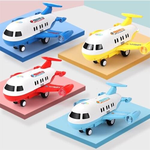 Montessori Child Plane Toy for Boy 4 Year Old Musical Electric Car For Children Airplane Diecasts Toy Vehicles Car Birthday Gift
