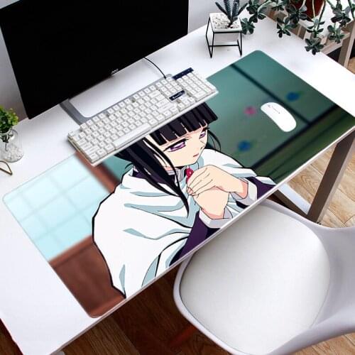 Anime Mouse Pad XXL Demon Slayer Kimetsu No Yaiba Desk Mat With Good Quality Rubber Large Mouse Pad Keyboards Mat Free Shipping