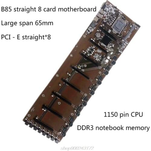 Mining BTC B85-BTC 8PCI-E Desktop Motherboard B85 BTC Mining Mainboard A21 21 Dropship