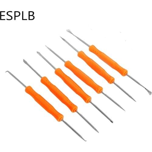 ESPLB Soldering Assist Hand Tools Set Precision Electronic Components for Welding Grinding Cleaning Repair Orange/Blue Color