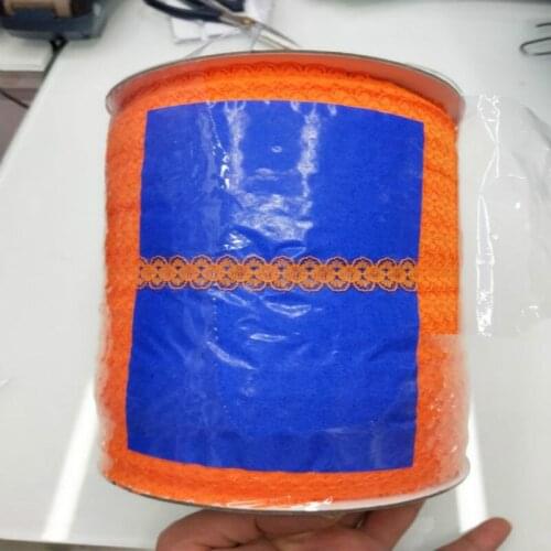 New listing! 10 yards/lot beautiful 15mm wide Orange lace ribbon lace embroidery lace clothing trim decoration