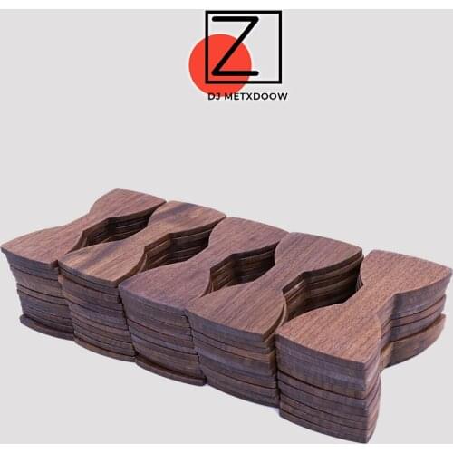 Semi-manufacture 50 PCS Wooden bow tie kids size 10cm*4.7cm Laser engraving logo