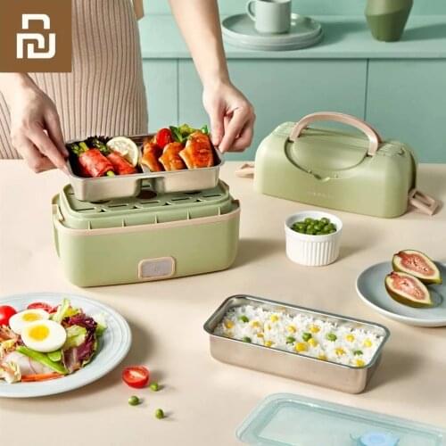 Xiaomi new Realan portable cooking electric lunch box multi-function plug-in heating cooking large capacity double layer