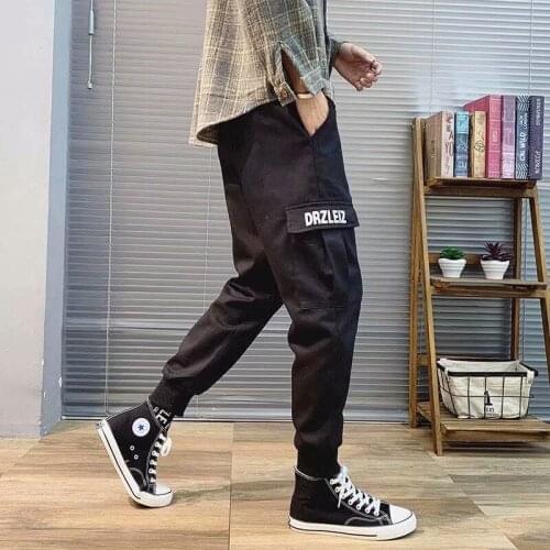 New Fashion Printed Men Harem Pants Hip Hop Casual Streetwear Joggers Men Summer Fashion Elastic Waist Trousers