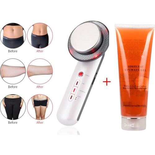 Ultrasound Cavitation EMS Machine With Body Slimming Gel Fat Burner Device Galvanic Infrared Ultrasonic Weight Loss Products