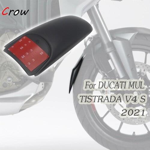 Non-Destructive Installation Motorcycle Fitting Front Fender Rear Extension Fender For DUCATI MULTISTRADA V4 S 2021