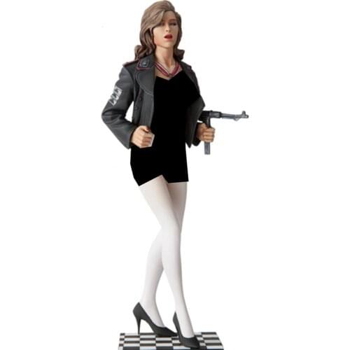 1/9 MODERN WOMAN OFFICER STAND Resin figure Model kits Miniature gk Unassembly Unpainted
