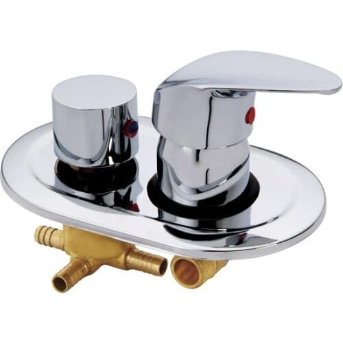 2/3/4/5 way water outlet shower room mixing valve, cold and hot water switch valve buffer-type, Shower Faucet Free Shipping