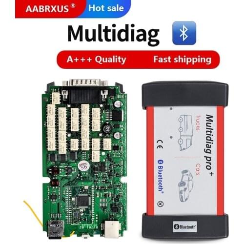 2020 High quality Multidiag pro+ single board with Bluetooth TCS steam for truck diagnostic tool software update to 2016 version