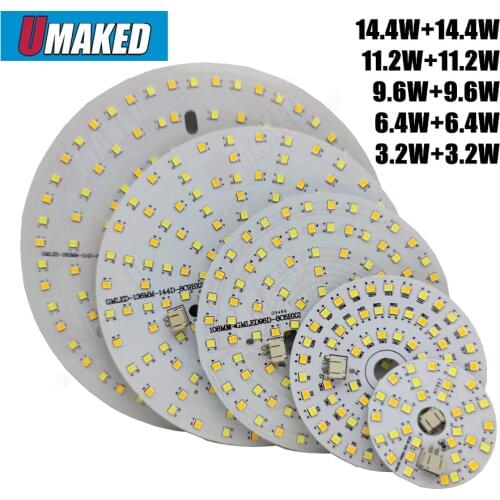 6.4W 12.8W 19.2W 22.4W SMD3030 Brightness SMD Light Board, Led Lamp Panel For Ceiling PCB With LED free shipping