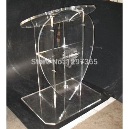 Pulpit furnitureFree Shipping Clear Detachable Acrylic Podium Pulpit Lecternacrylic pulpit