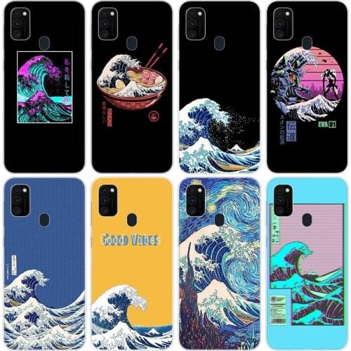 The Great Wave off Kanagawa Soft Case for Samsung Galaxy M11 M10S M01 M21 M31S M51 A01 J2 Core A21 A42 J6 A6 A8 Plus A7 2018