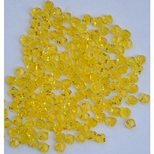 Citrine 3mm 720pcs/Lot Chinese Top Quality Crystal Bicone Beads Free Shipping