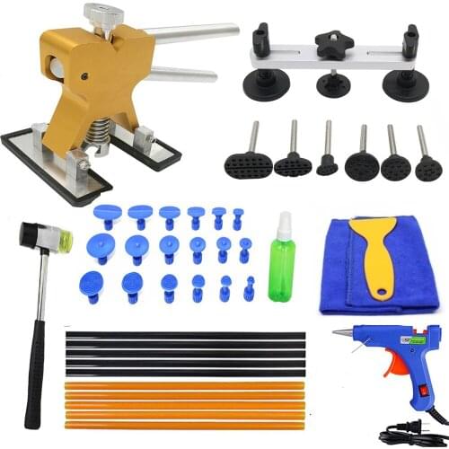 PDR Tools Paintless Dent Repair Tool Auto Dent Puller Suction Cup Car Body Dent Damage Repair Hand Tool Pulling bridge hammer