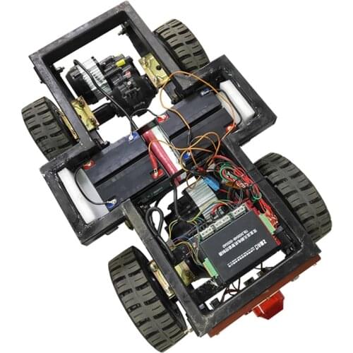 Custom-made chassis for electric four-wheel remote-controlled driverless line-controlled intelligent outdoor cross-star vehicle