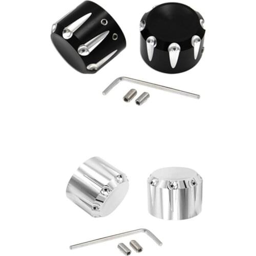 Motorcycle Front Axle Cap Nut Cover For Harley Touring Electra Glide Softail Dyna Glide Sportster