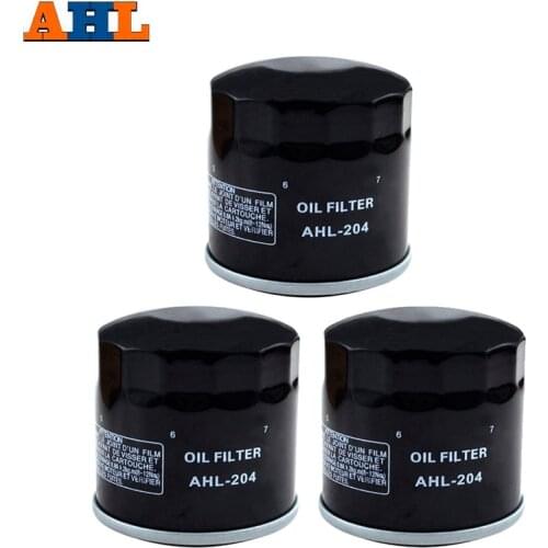 3PCS AHL Motorcycle Parts Oil Filter For YAMAHA YZFR1 LE YZFR1LE YZF R1M YZFR1S YZF R1S R1 998 YZFR3 321 YZFR6 599 YZF R3 R6