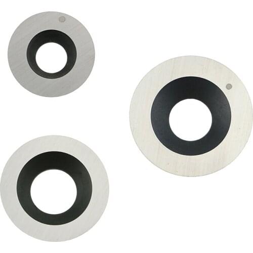 3pcs Round Tungsten Carbide Cutter Insert Set for Wood Turning Finisher Tools Replacement Accessories