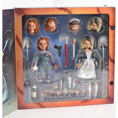 NECA Bride Of Chucky 4" Action Figure Collectible Model Toy Gift Doll Figurine