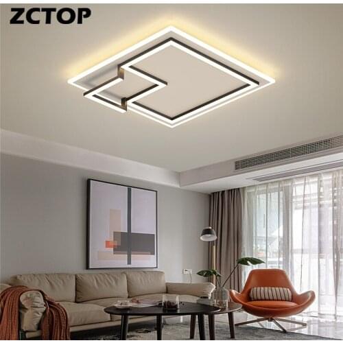 New Led Chandeliers Living Dining Room Kitchen Decor Hanging Lighting Fixture Home Indoor Lighting Black Gold Ceiling Chandelier