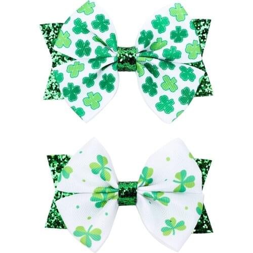 Oaoleer Sweet Baby Hair Clips Ribbon BowCute Princess BB Baby Hairpins Headwear Children Cute Hairpins Hair Accessories