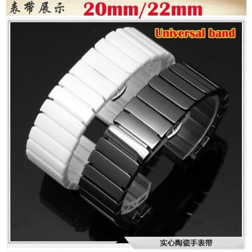 Butterfly Ceramic band for Samsung Galaxy watch 46 42mm active Gear sport s2 s3 Neo Live zenwatch amazfit 2s 1 pace bip strap