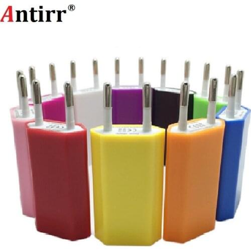 EU US Plug 1 Ports USB Charger Adapter 5V 1A Fast Charging USB HUB Wall Charger For iPhone/iPad For Samsung/Xiaomi