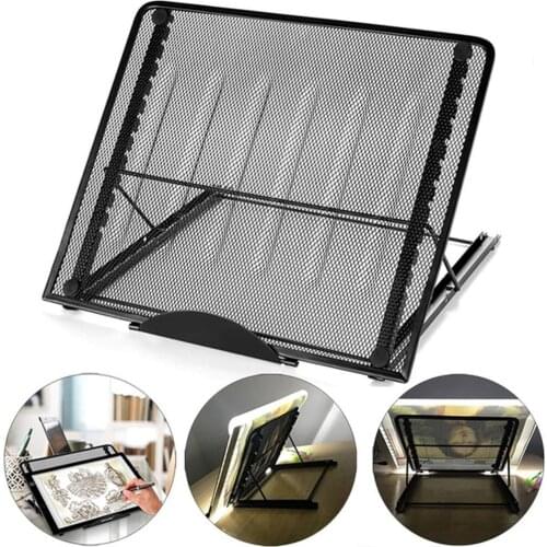 Metal Mesh Foldable Stand for A4 LED Drawing Painting Light Pad Laptop Holders Laptop Cooling Bracket Mobile Phone Support