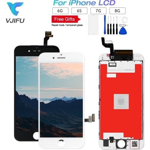5PCS/lot 4.7" LCD Screen Replacement For iPhone 6 6s Touch Digitizer Screen with Full Assembly For iPhone 7 8 Phone Repair Parts