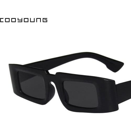 COOYOUNG Fashion Square Sunglasses For Men Women Retro Designed Driving Sun Glasses Classic Shades Oculos de Sol UV400