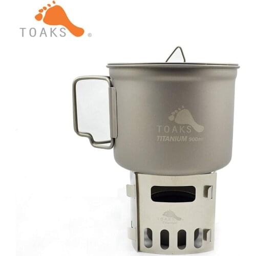 TOAKS Titanium Alcohol Stove Wood Gas Stove Burning Pot Stand 34g 1.2oz FRM-02